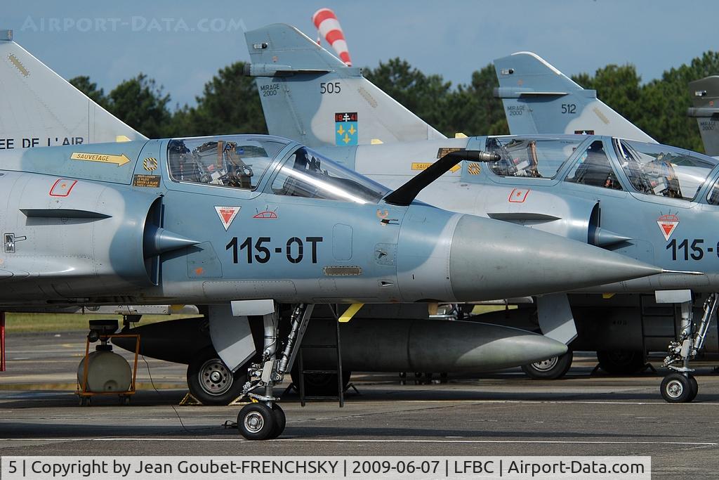 5, Dassault Mirage 2000C C/N 5, base de Cazaux