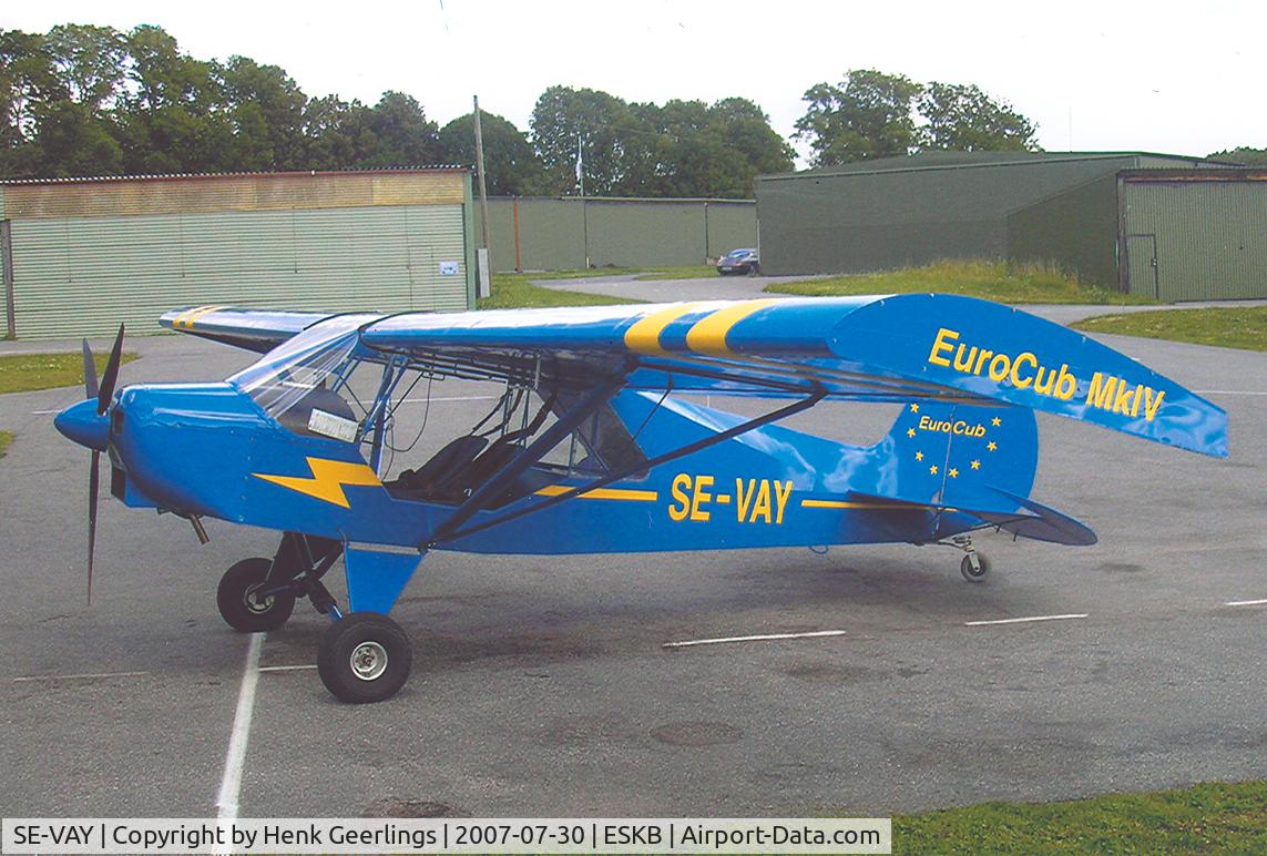 SE-VAY, 2004 Lamco Eurocub Mk IV C/N DAH-002, Barkarby Aero club nr STO