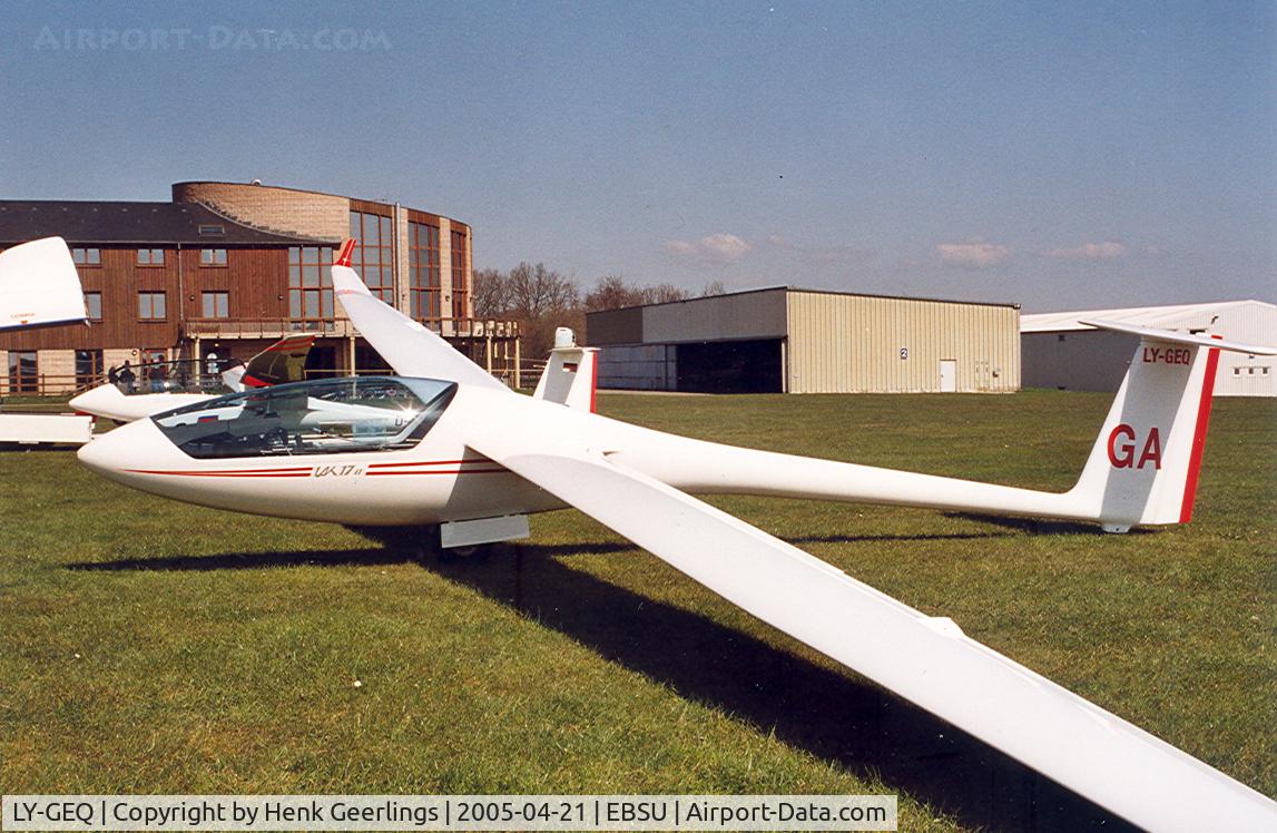 LY-GEQ, Sportine Aviacija LAK 17A C/N Not found LY-GEQ, Single seat sailplane designed by the Lituanian Aero Club (LAK)