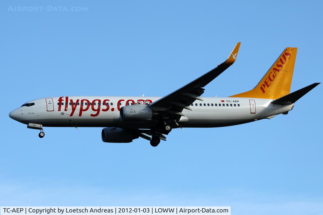TC-AEP, 2011 Boeing 737-82R C/N 40724, Peasus Airlines