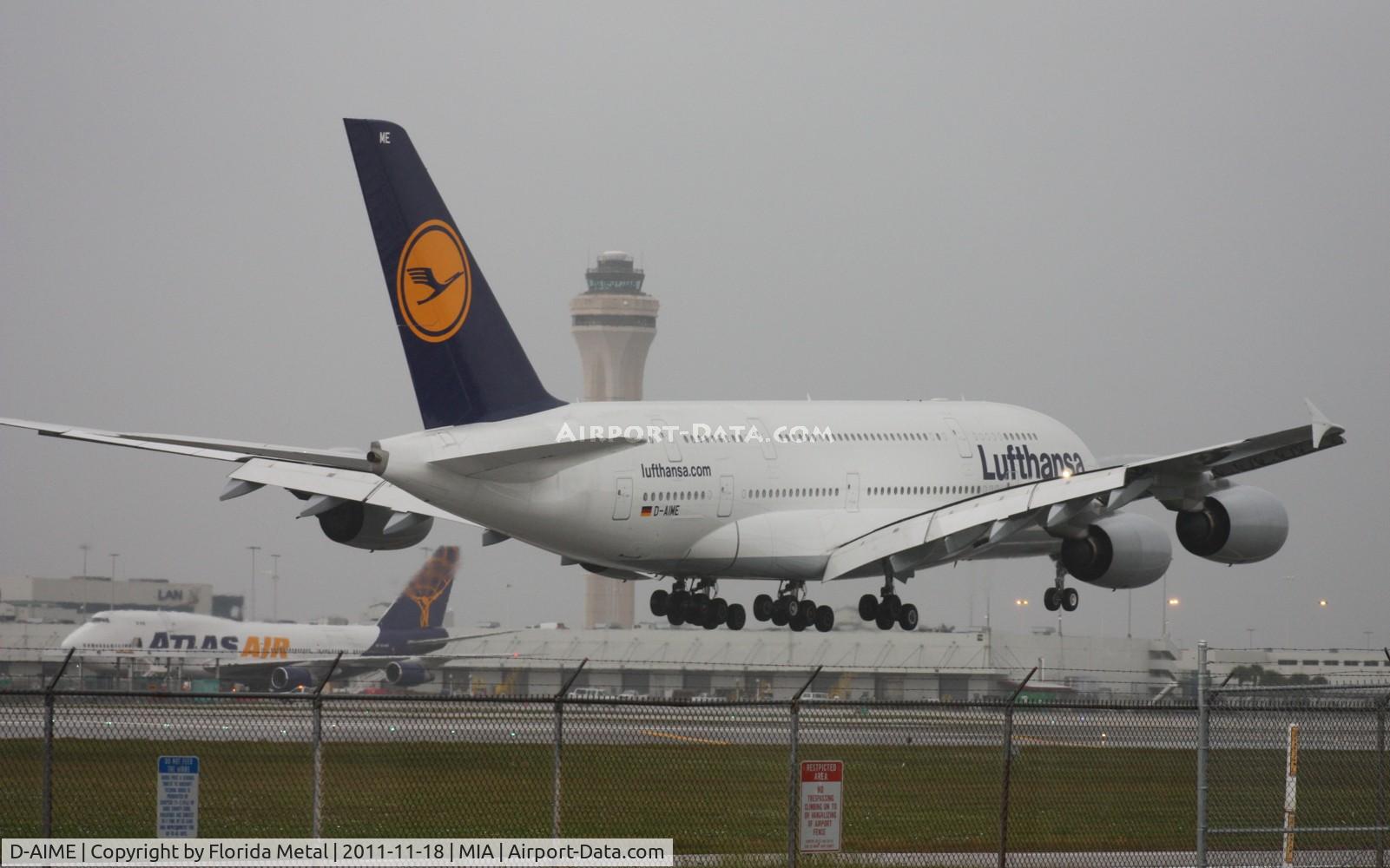 D-AIME, 2010 Airbus A380-841 C/N 061, Lufthansa A380