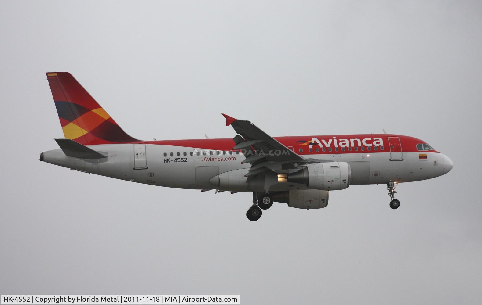 HK-4552, 2008 Airbus A319-115 C/N 3518, New Avianca A319 to database