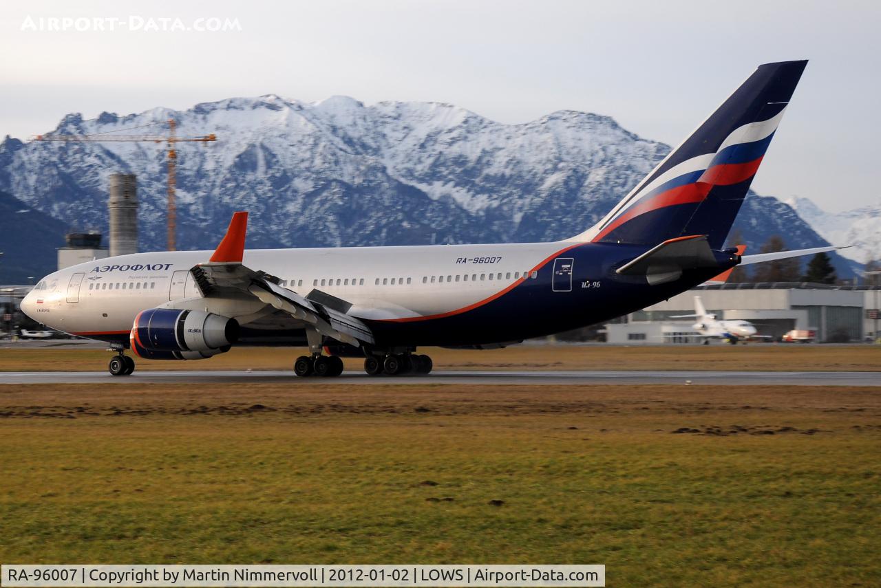 RA-96007, 1992 Ilyushin Il-96-300 C/N 74393201004, Aeroflot