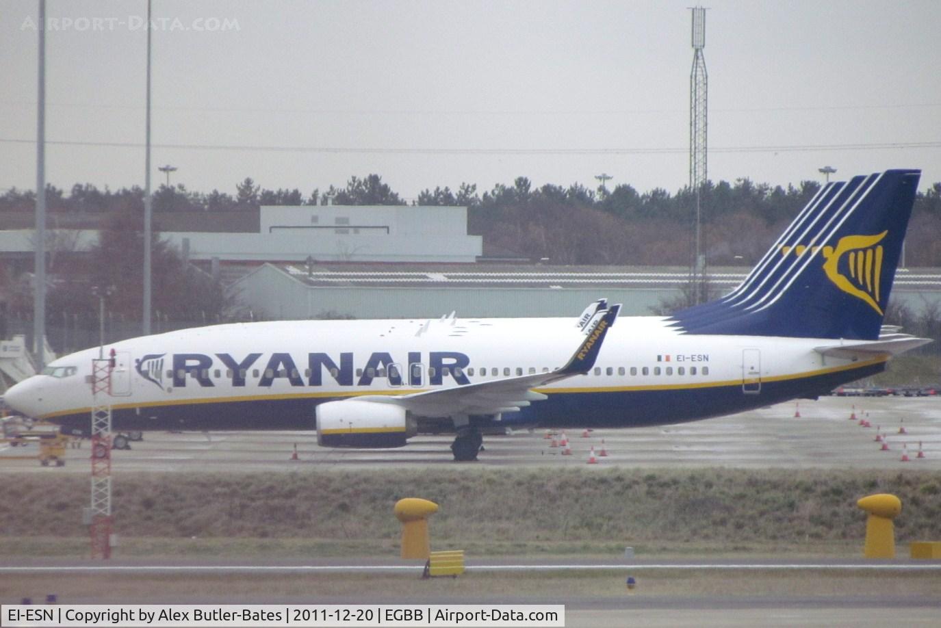 EI-ESN, 2011 Boeing 737-8AS C/N 34991, Parked at BHX