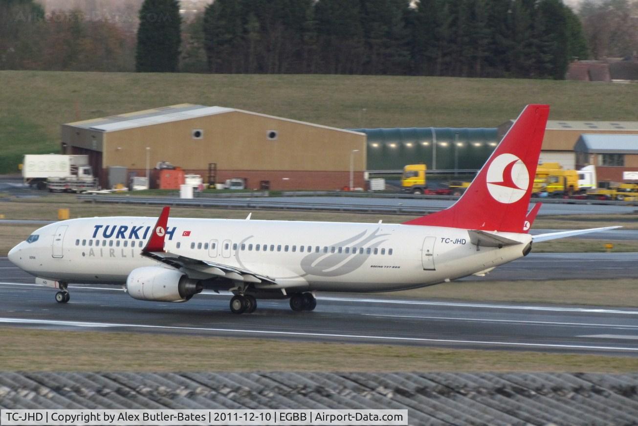 TC-JHD, 2008 Boeing 737-8F2 C/N 35743, Just about to rotate