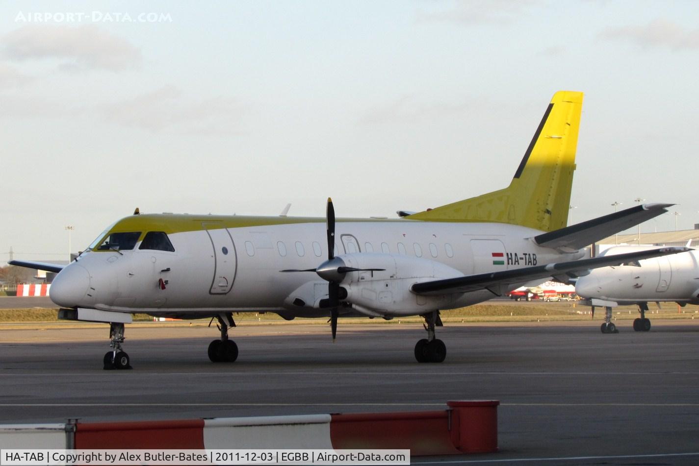 HA-TAB, 1987 Saab SF340A C/N 340A-083, Parked outside the Flybe Hangers