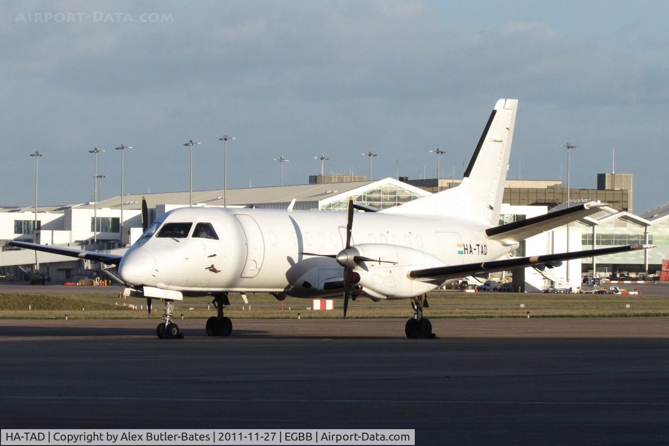HA-TAD, 1988 Saab 340AF(QC) C/N 340A-126, Parked on the elmdon apron