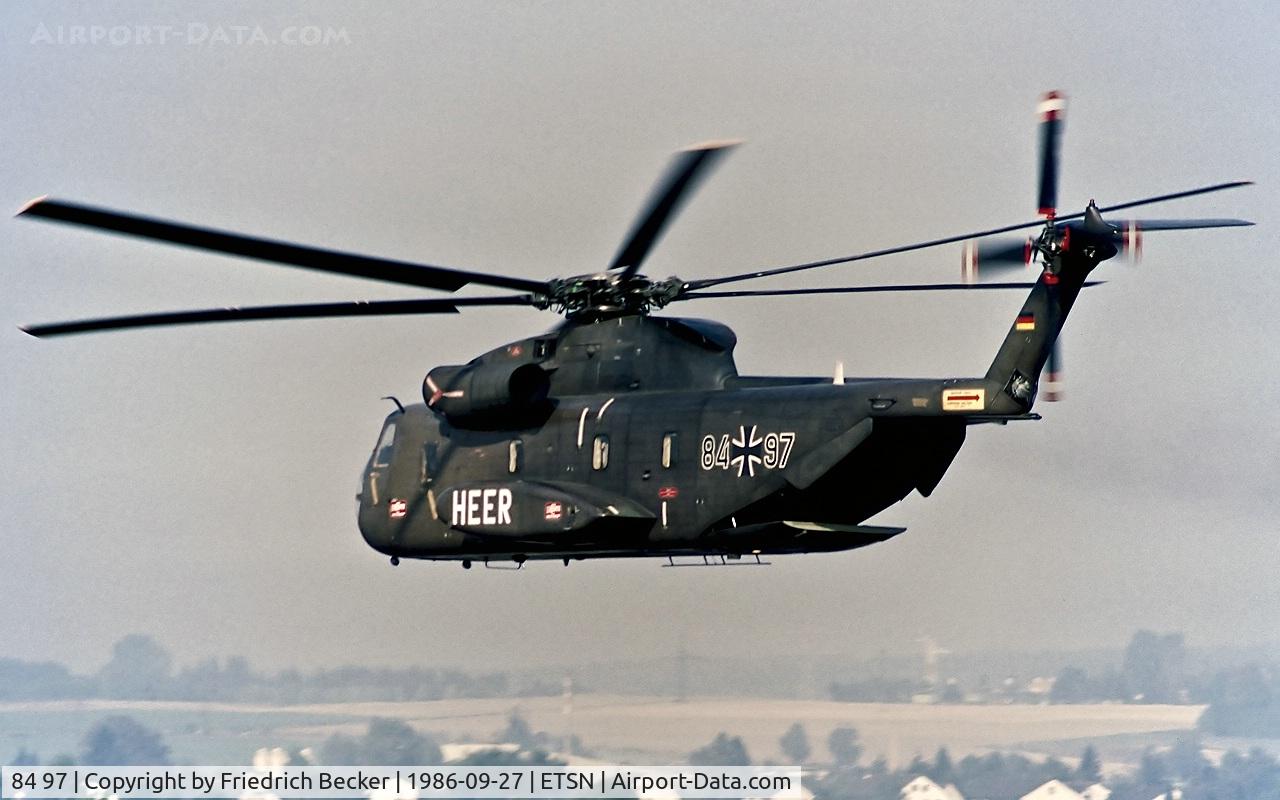 84 97, Sikorsky (VFW-Fokker) CH-53G C/N V65-095, low pass