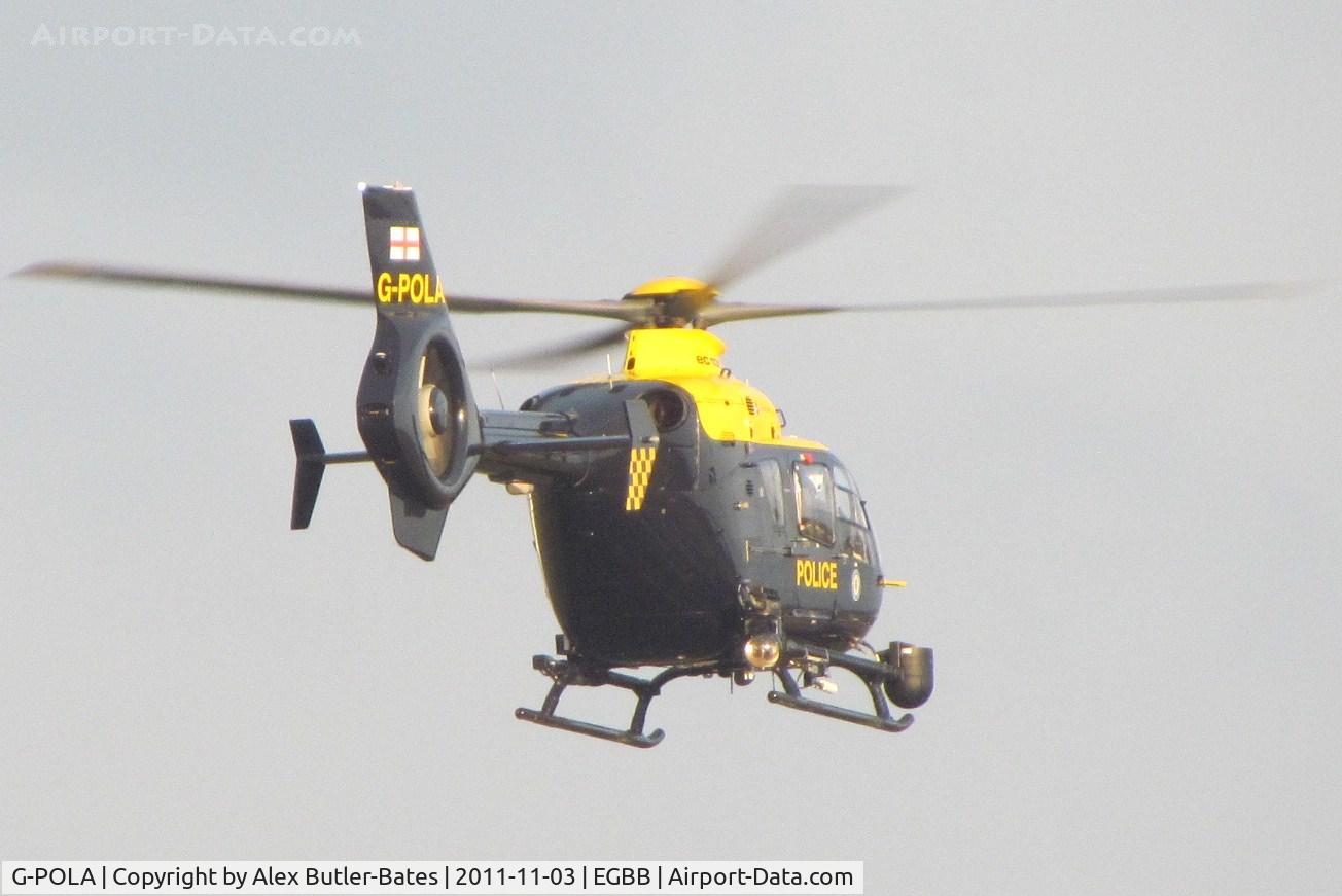 G-POLA, 2010 Eurocopter EC-135P-2+ C/N 877, Just lifted off