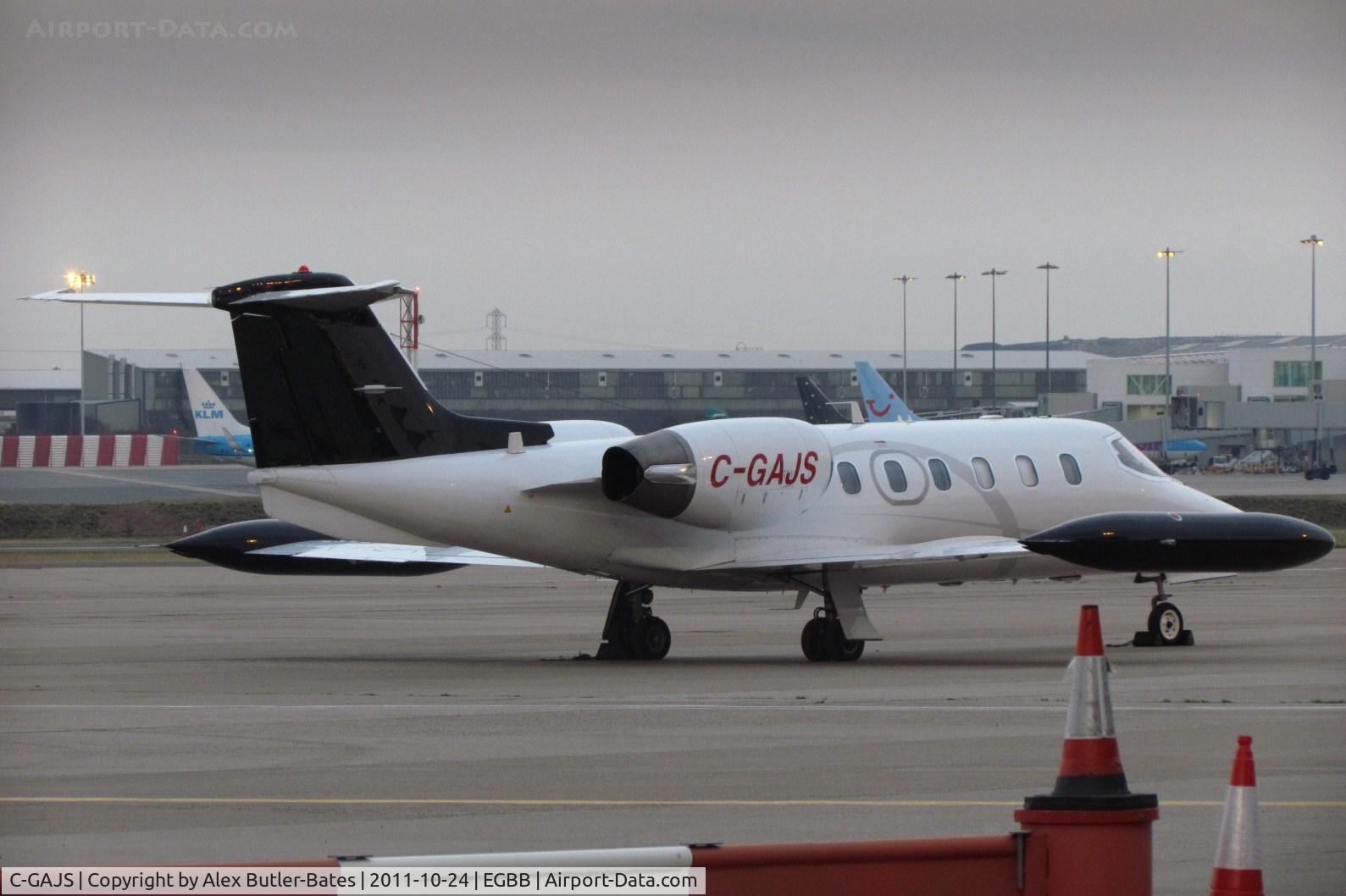 C-GAJS, 1979 Learjet 35A C/N 380, Parked on the elmdon apron