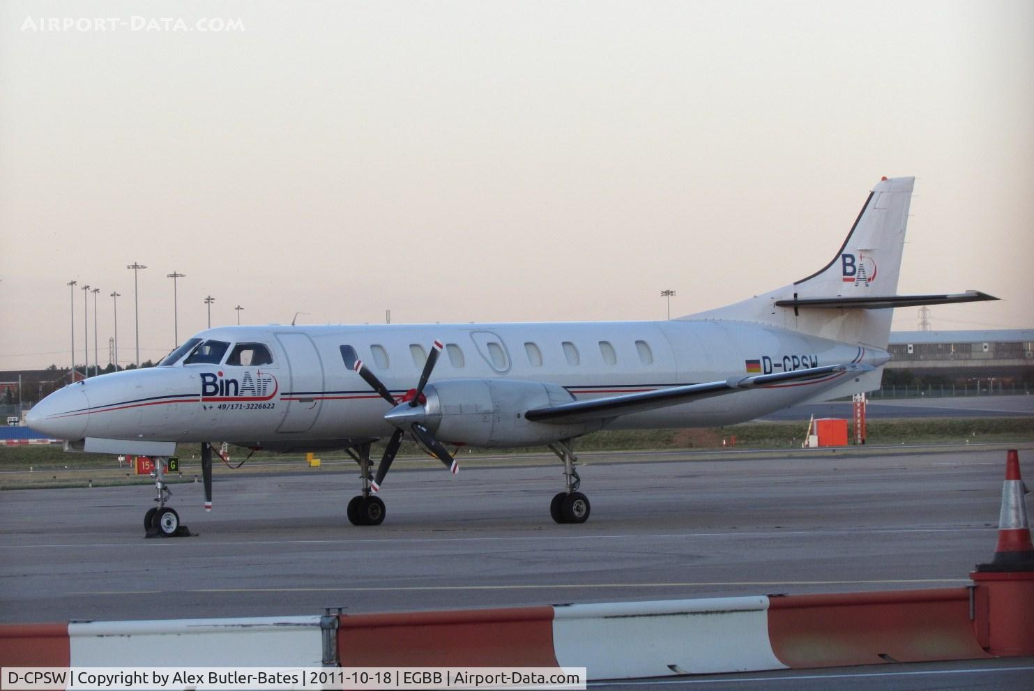 D-CPSW, 1990 Fairchild SA-227AC Metro III C/N AC-757B, Parked on the elmdon apron
