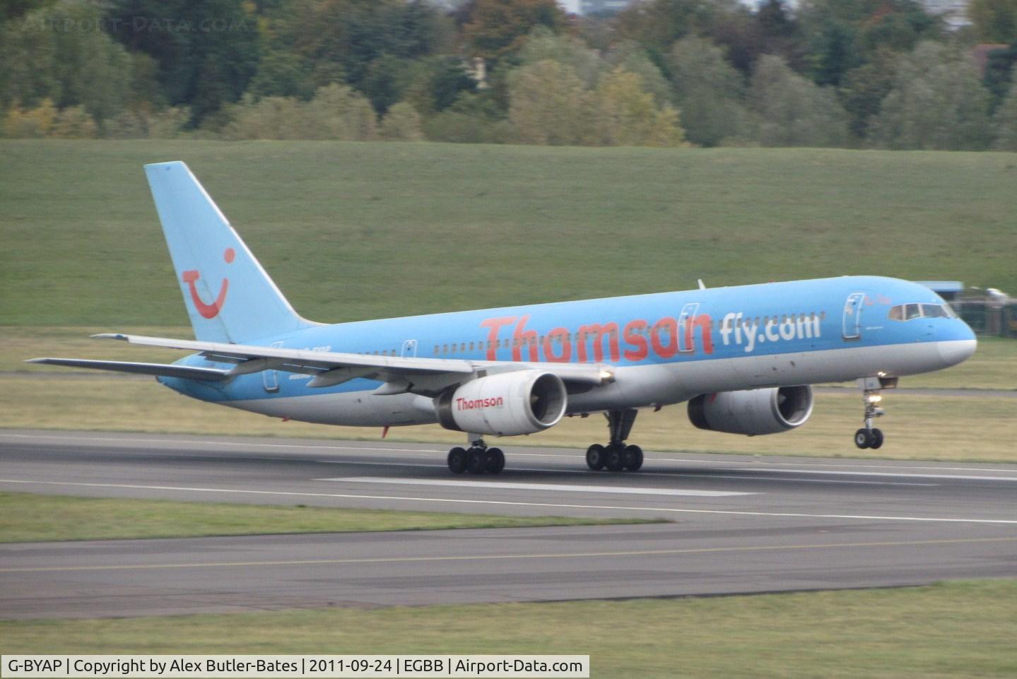 G-BYAP, 1994 Boeing 757-204 C/N 27236, Rotating