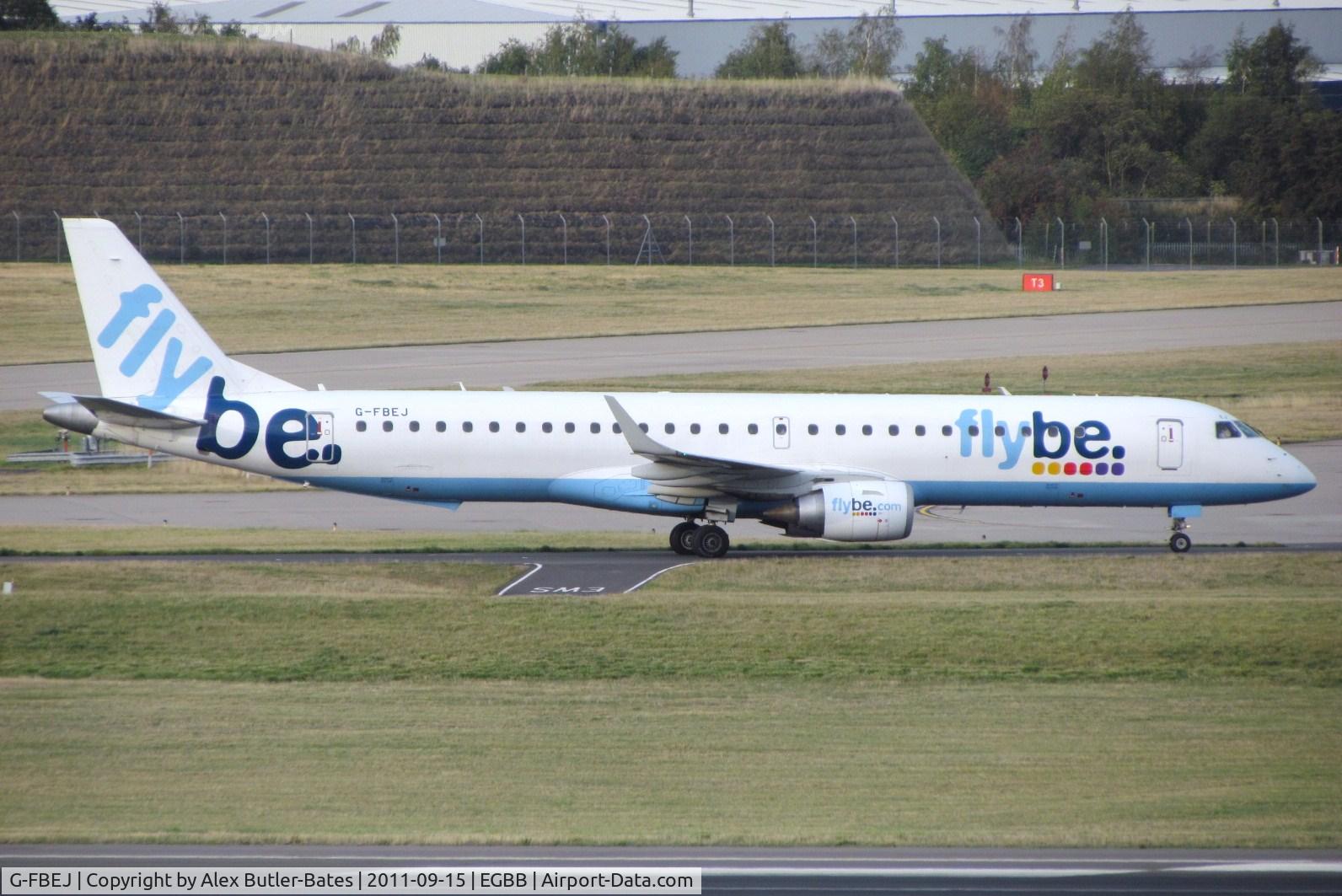 G-FBEJ, 2007 Embraer 195LR (ERJ-190-200LR) C/N 19000155, Taxiing in