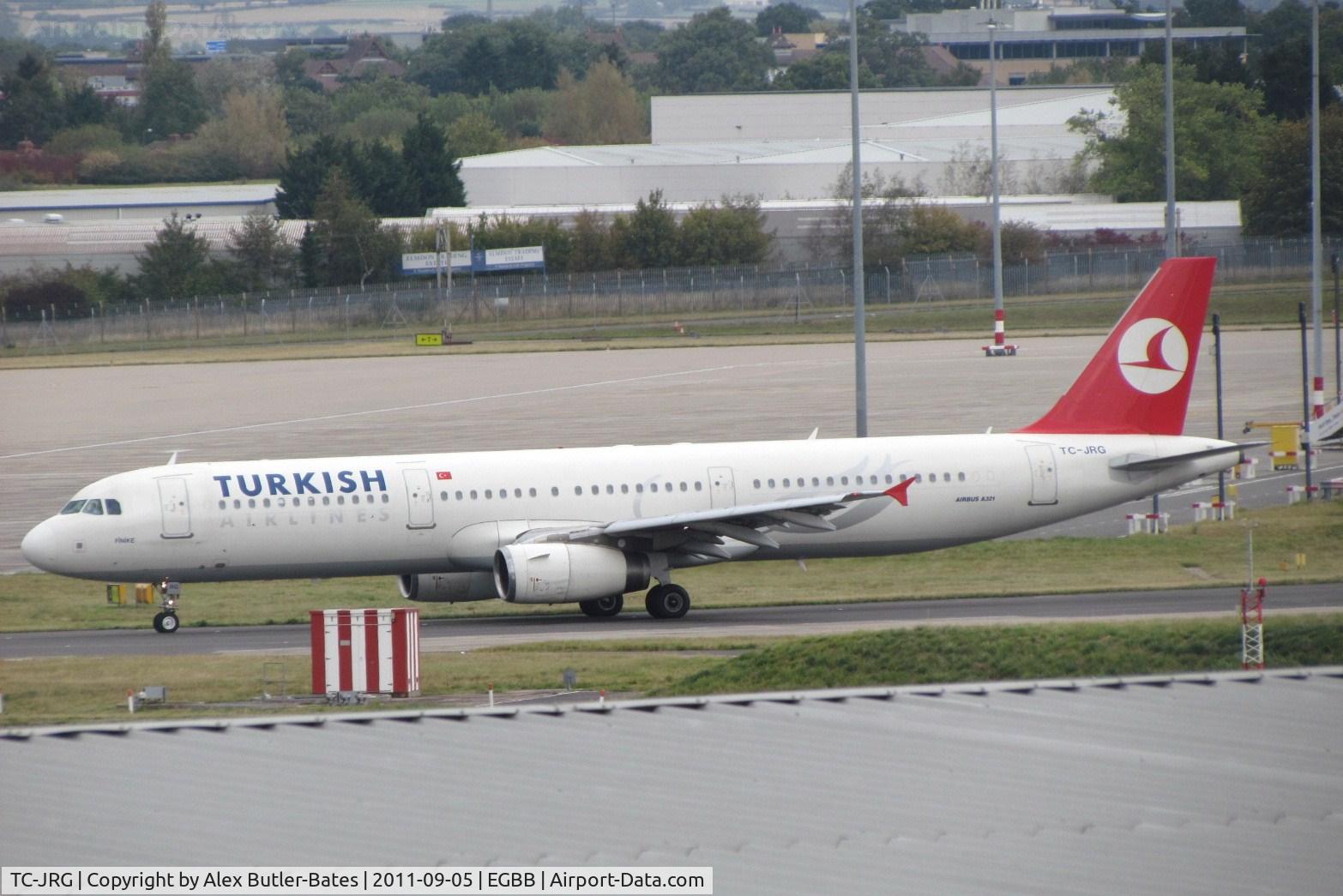TC-JRG, 2007 Airbus A321-231 C/N 3283, Taxiing for departure