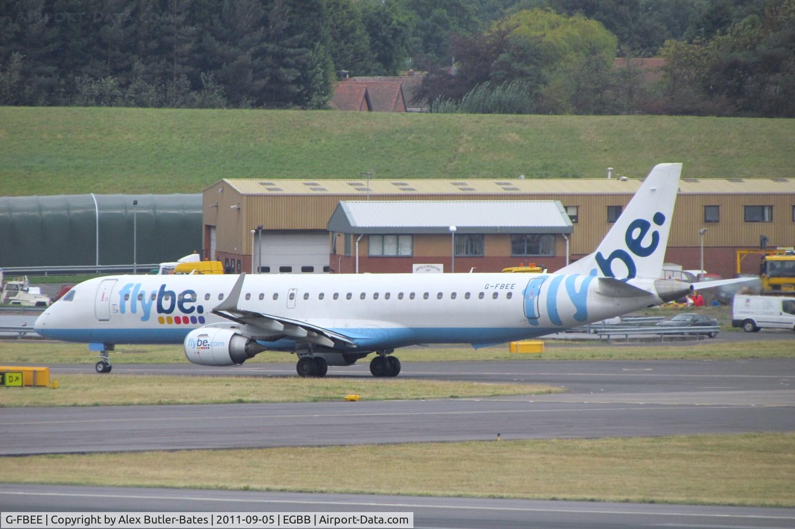 G-FBEE, 2007 Embraer 195LR (ERJ-190-200LR) C/N 19000093, Taxiing out for departure