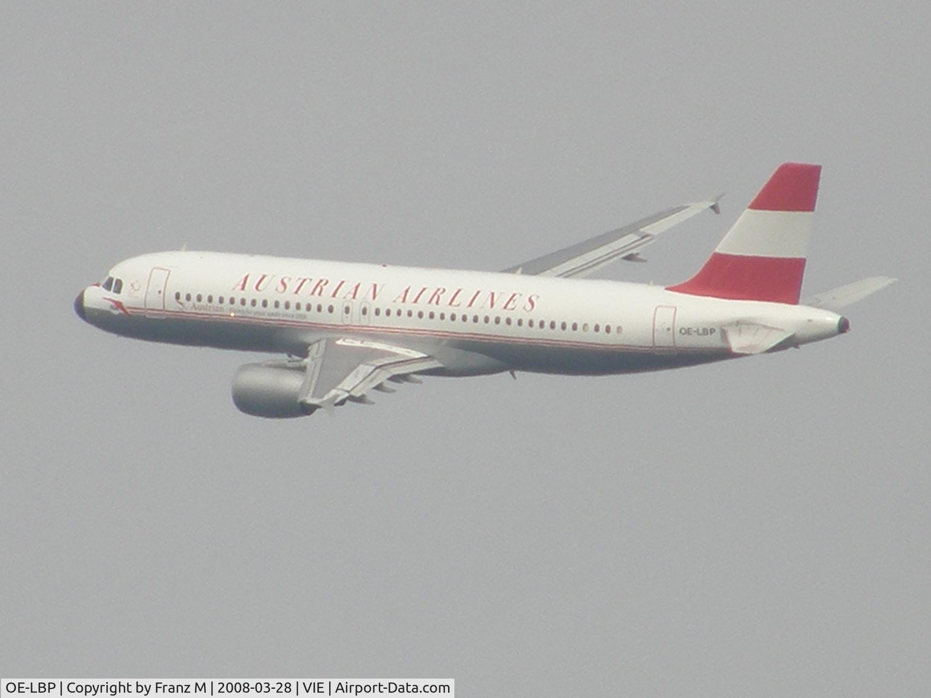 OE-LBP, 1998 Airbus A320-214 C/N 797, OE-LBP  Austrian Airlines Retro