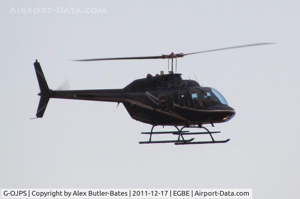 G-OJPS, 1974 Bell 206B JetRanger II C/N 1484, Transiting over CVT