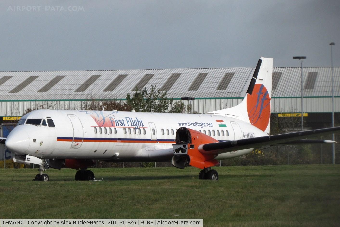 G-MANC, 1992 British Aerospace ATP C/N 2054, Stored