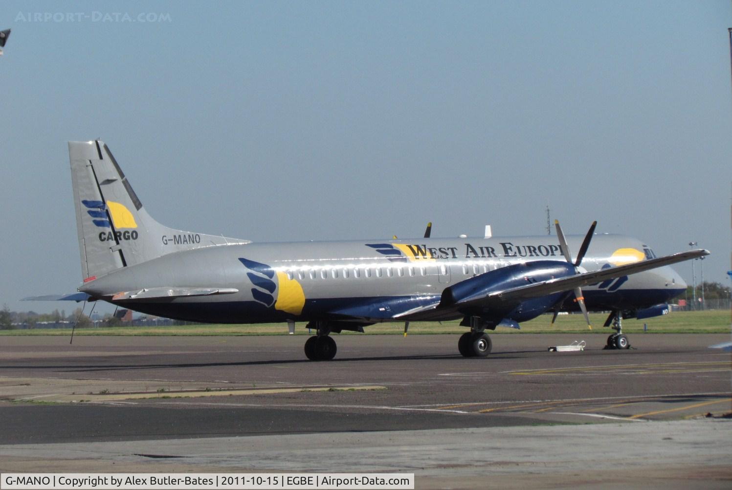 G-MANO, 1988 British Aerospace ATP C/N 2006, Parked on the ramp
