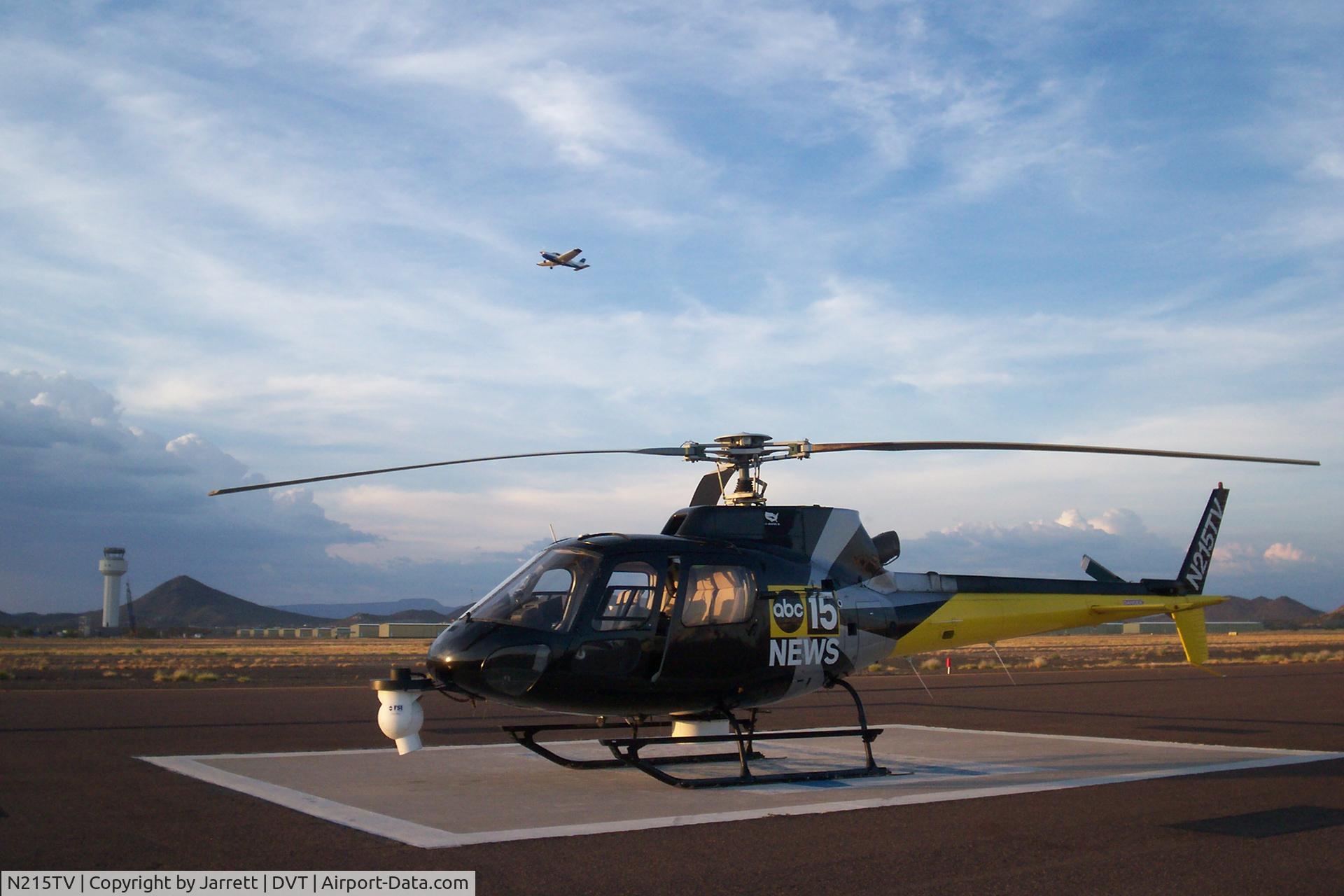 N215TV, 1998 Eurocopter AS-350B-2 Ecureuil Ecureuil C/N 3167, Resting on the west helipad