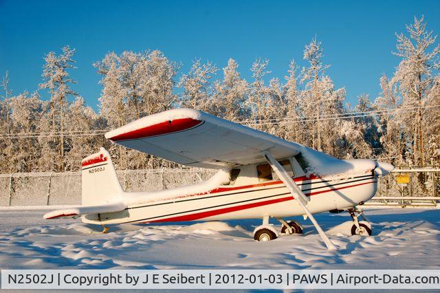 N2502J, 1964 Cessna 150E C/N 15061002, January 3 at Wasilla, AK
