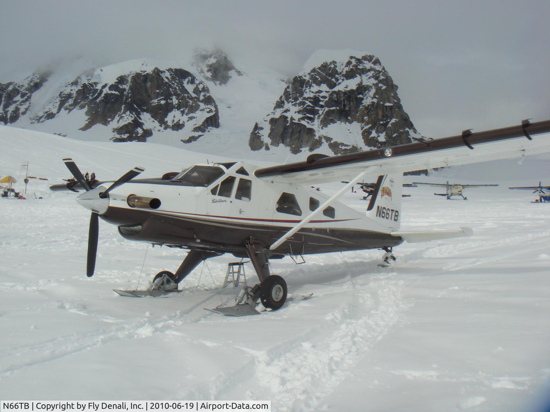 N66TB, 1966 De Havilland Canada DHC-2 Turbo Beaver Mk.3 C/N 1655TB31, On the Kahiltna Glacier, Alaska, 2010