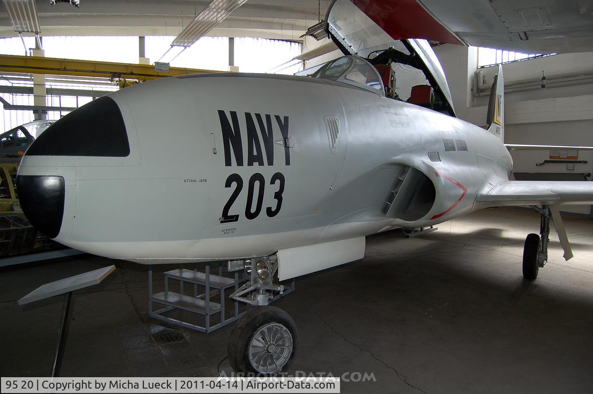 95 20, 1958 Lockheed T-33A Shooting Star C/N 580-1653, Museum für Luftfahrt und Technik, Wernigerode, Germany