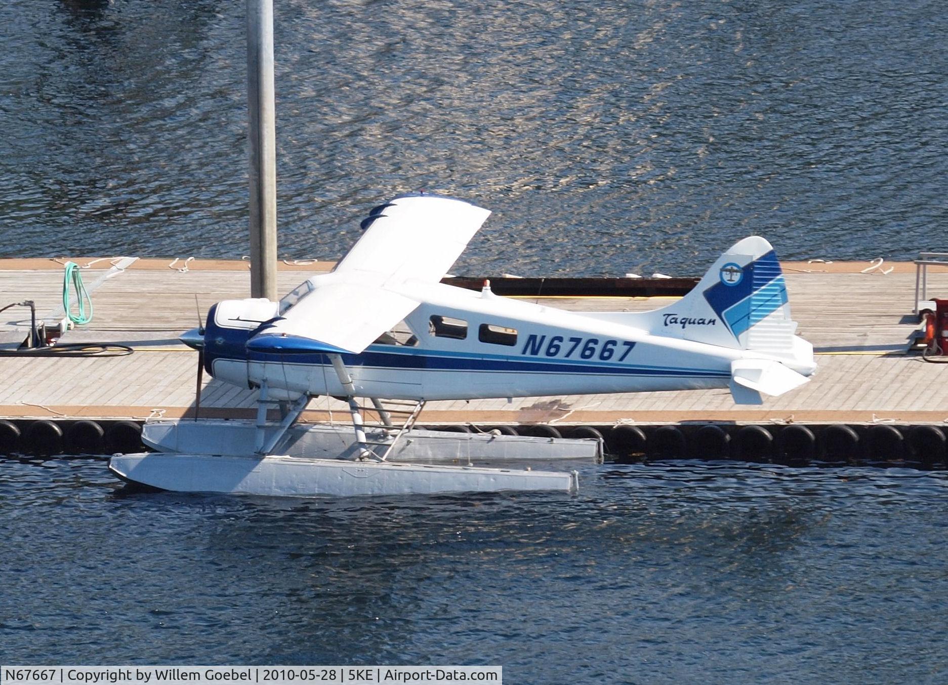 N67667, 1959 De Havilland Canada DHC-2 Beaver Mk.I (L20A) C/N 1309, Parking in the harbour of Kitchikan