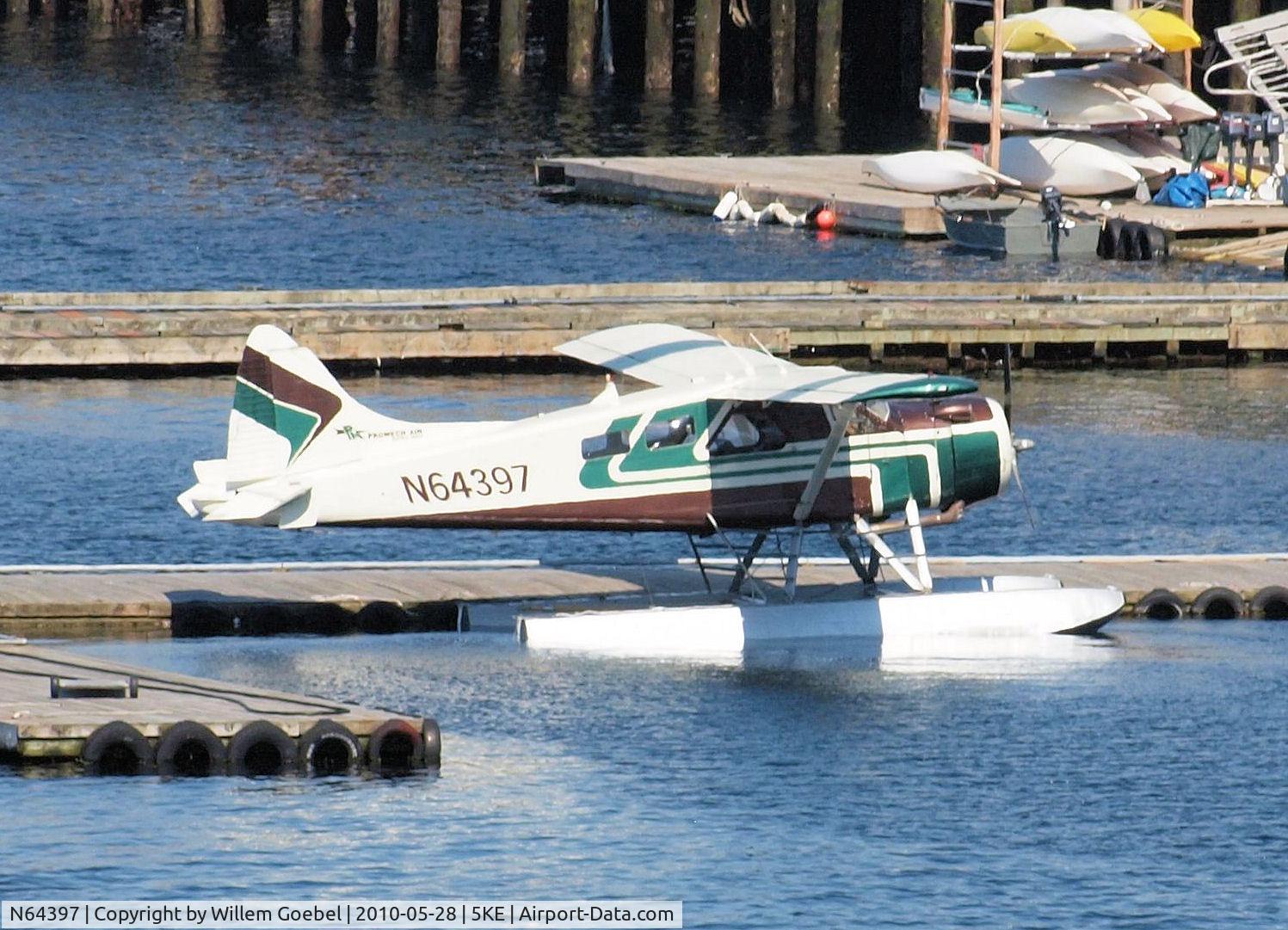 N64397, 1955 De Havilland Canada DHC-2 Beaver Mk.1 C/N 760, Parking in the harbour of Kitchikan