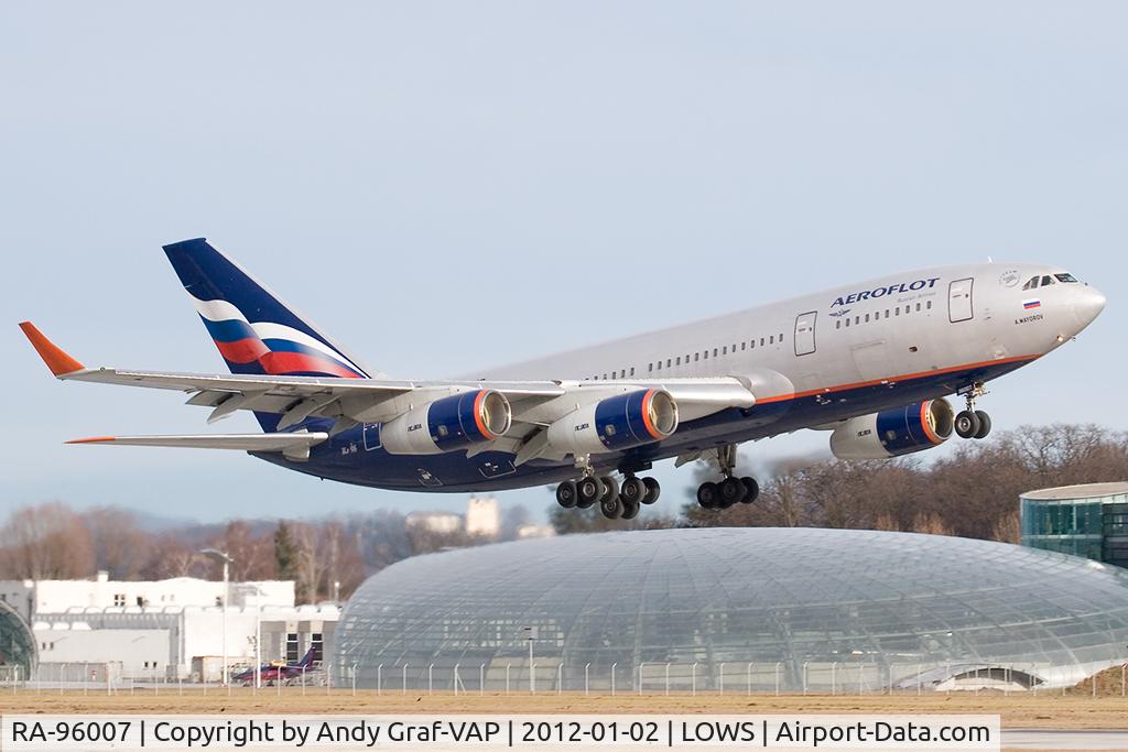 RA-96007, 1992 Ilyushin Il-96-300 C/N 74393201004, Aeroflot IL96