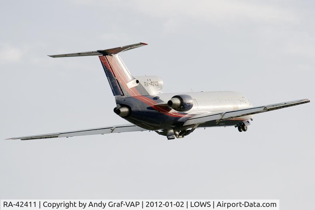 RA-42411, 1992 Yakovlev Yak-42D C/N 4520421219043, Rusjet Y42
