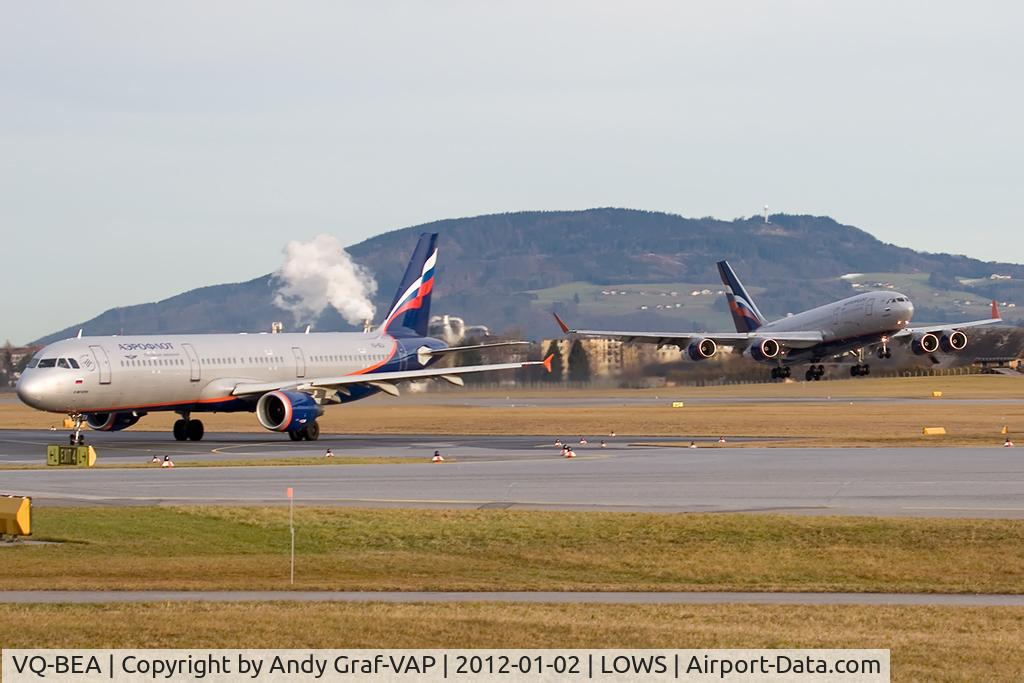 VQ-BEA, 2009 Airbus A321-211 C/N 4058, Aeroflot A321