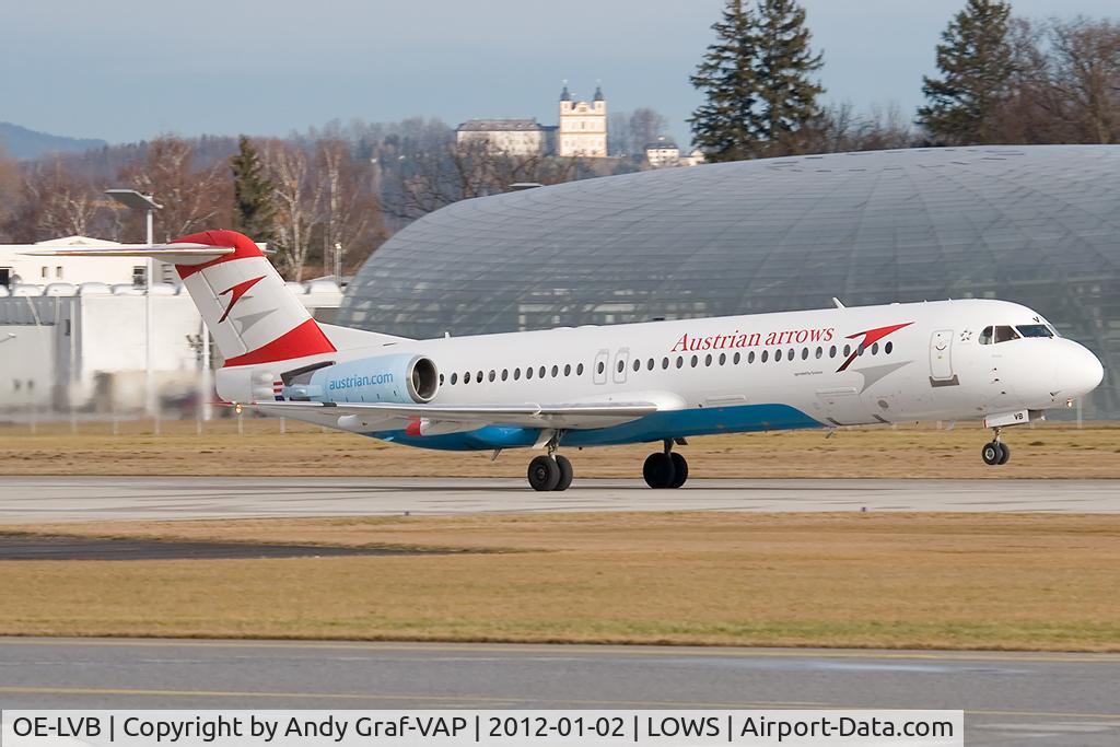 OE-LVB, 1994 Fokker 100 (F-28-0100) C/N 11502, Austrian Arrows F100