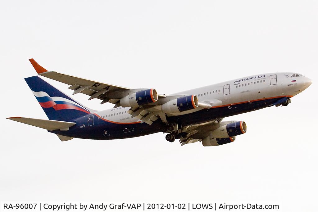 RA-96007, 1992 Ilyushin Il-96-300 C/N 74393201004, Aeroflot Y96