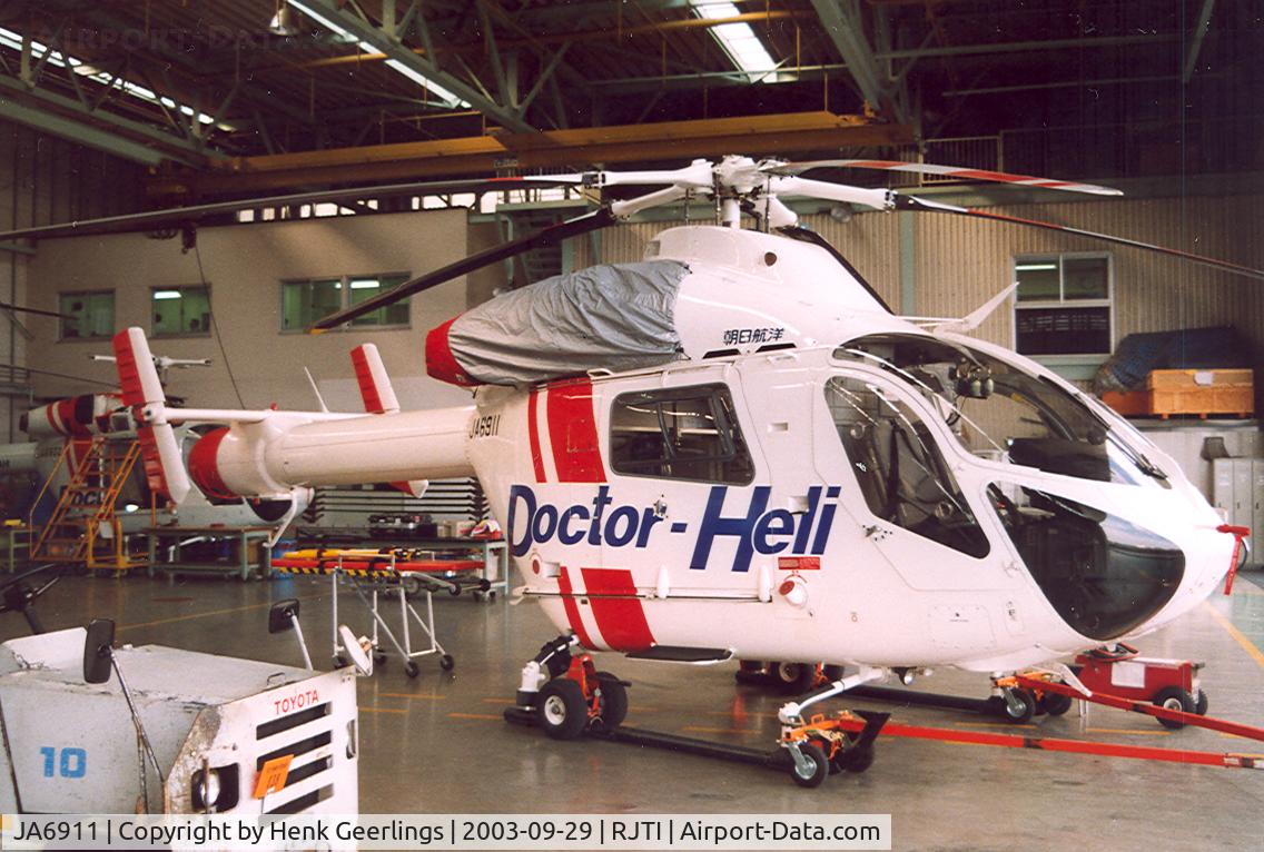 JA6911, 2000 McDonnell Douglas MD-902 Explorer C/N 900-00088, Aero Asahi ; MD902 at TYO Heliport