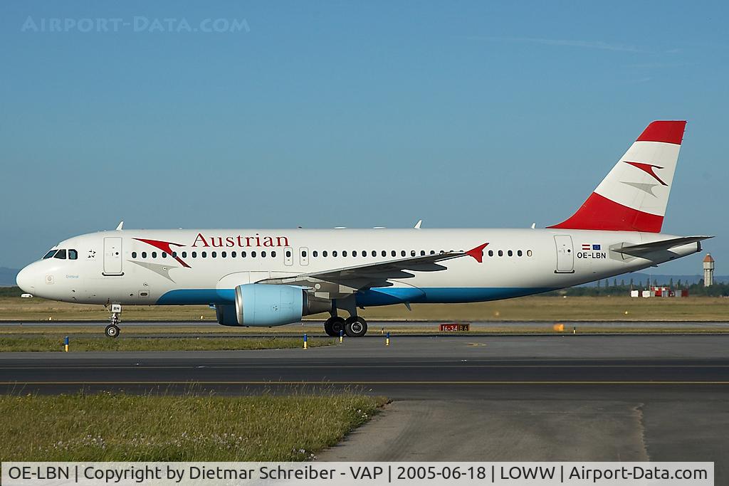 OE-LBN, 1997 Airbus A320-214 C/N 768, Austrian Airlines Airbus 320
