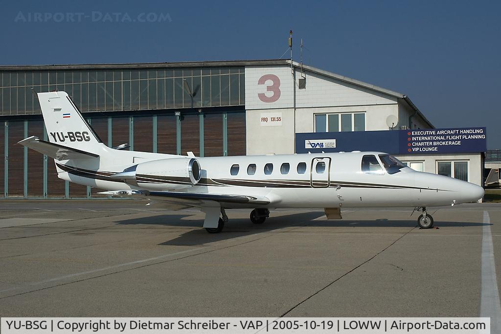 YU-BSG, 2003 Cessna 550 Citation Bravo C/N 550-1049, Cessna 550