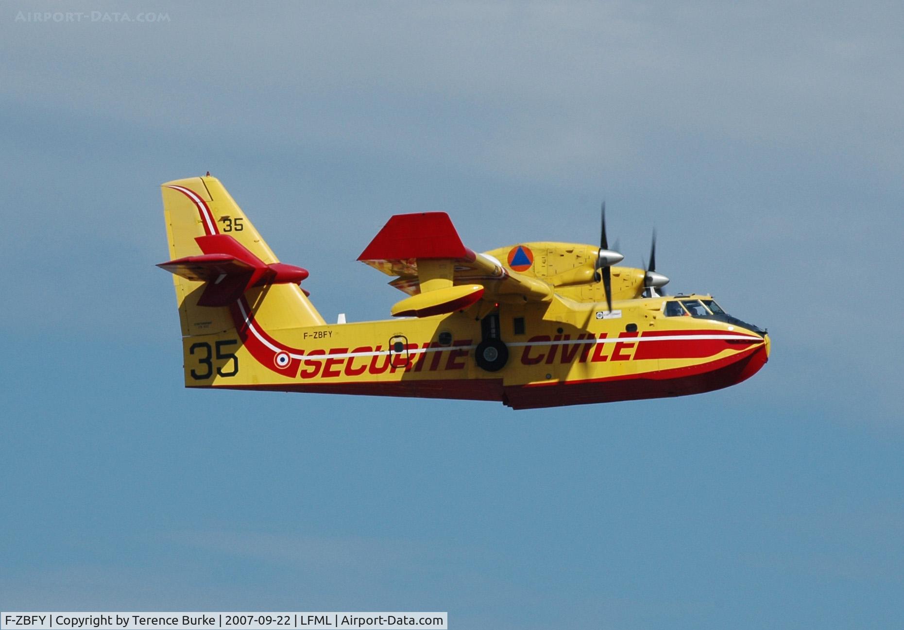 F-ZBFY, Canadair CL-215-6B11 CL-415 C/N 2010, Take off from 14L