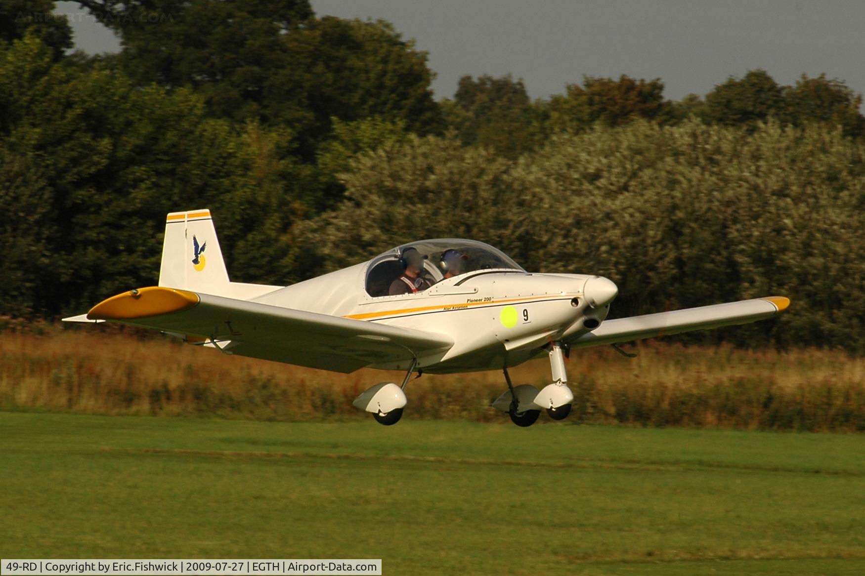49-RD, Alpi Aviation Pioneer 200 C/N 046, 49-RD Alpi Aviation Pioneer 200 - Tour de France ULM 2009 - Anniversaire Louis Bleriot