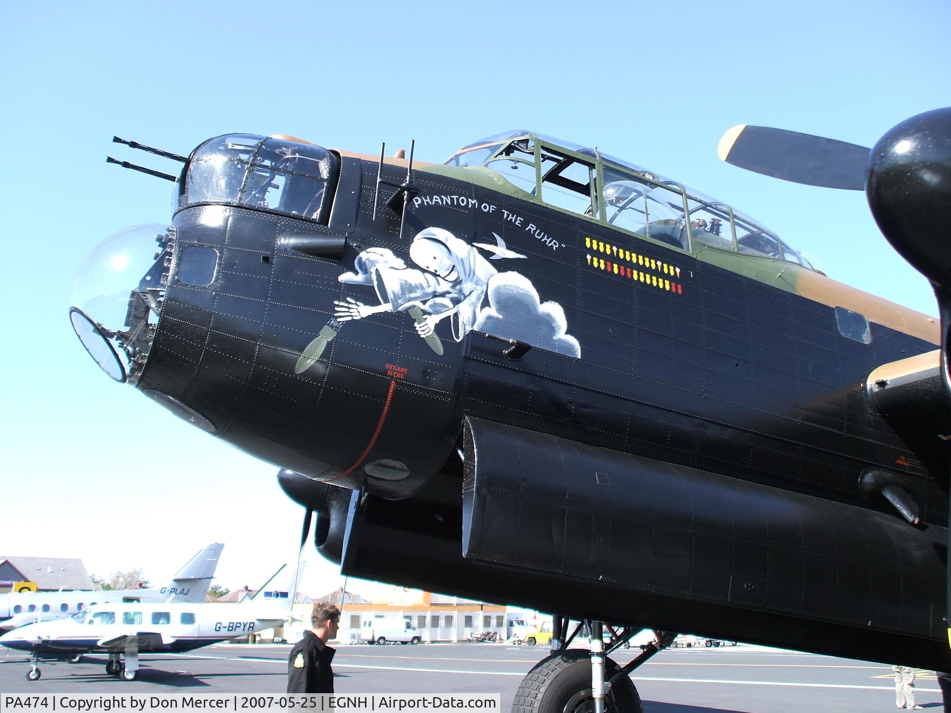 PA474, 1945 Avro 683 Lancaster B1 C/N VACH0052/D2973, BofBMF Lancaster from Comed