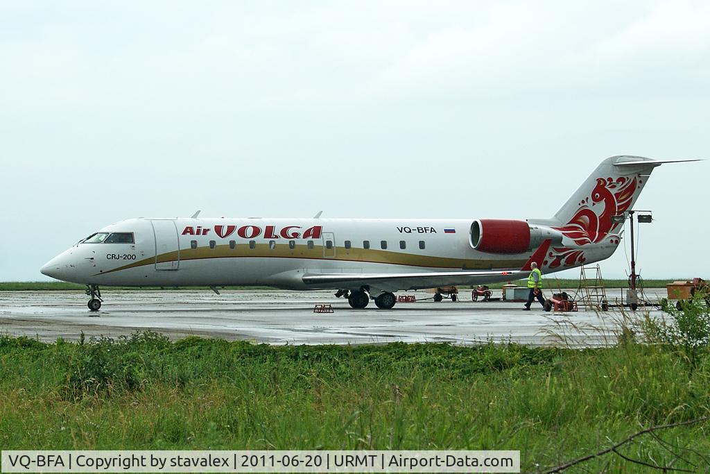 VQ-BFA, 2002 Bombardier CRJ-200ER (CL-600-2B19) C/N 7627, Rusline every day from Domodedovo