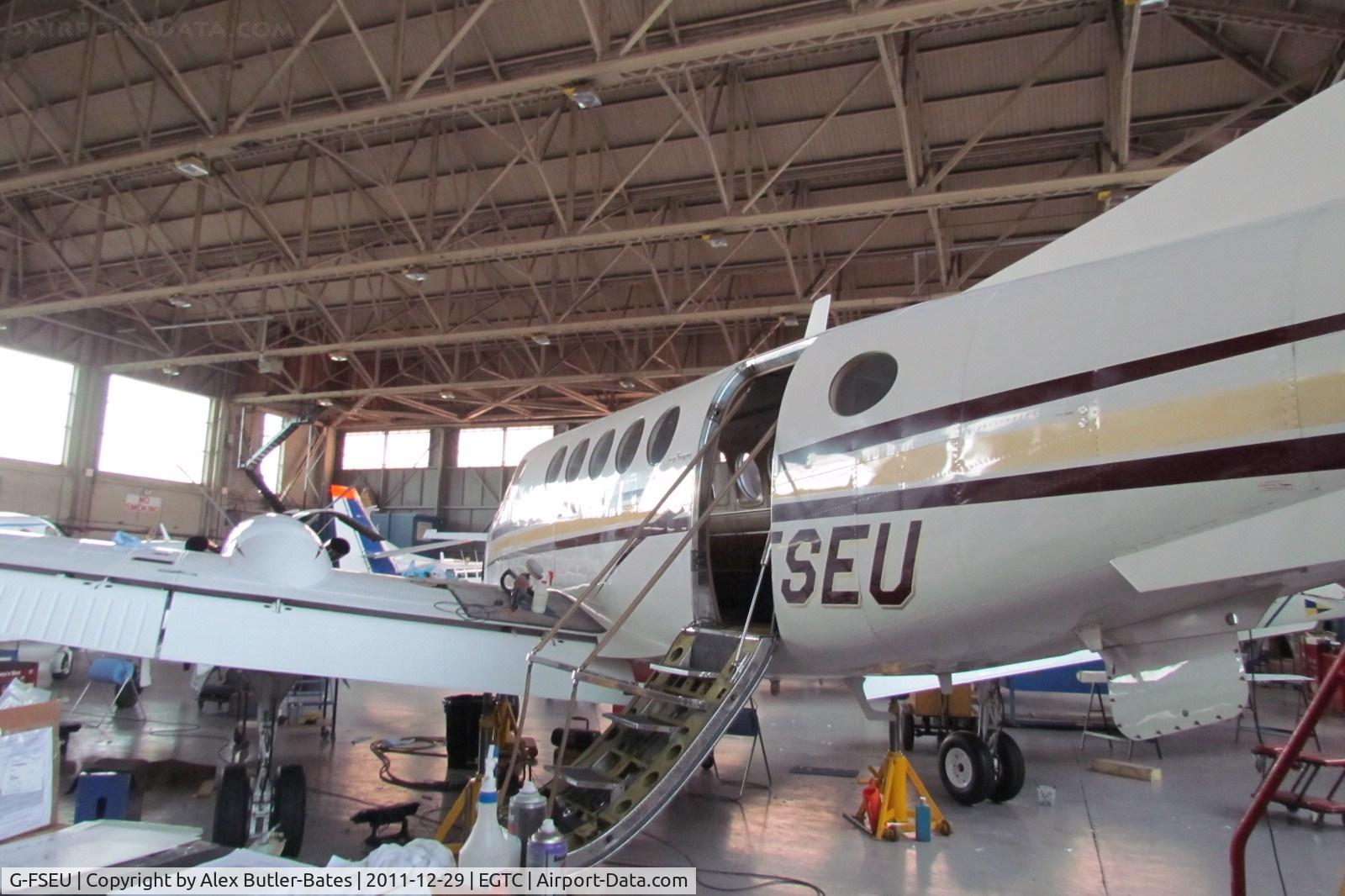 G-FSEU, 1978 Beech B200 Super King Air King Air C/N BB-331, In for maintenance