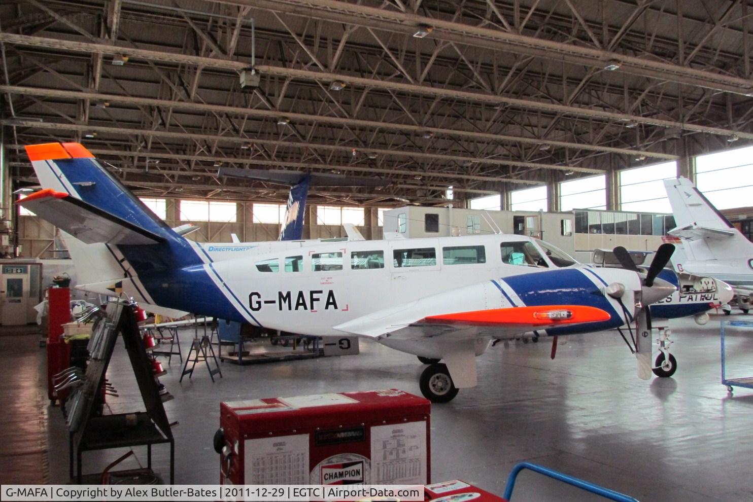 G-MAFA, 1989 Reims F406 Caravan II C/N F406-0036, Wfu and in storage at Cranfield