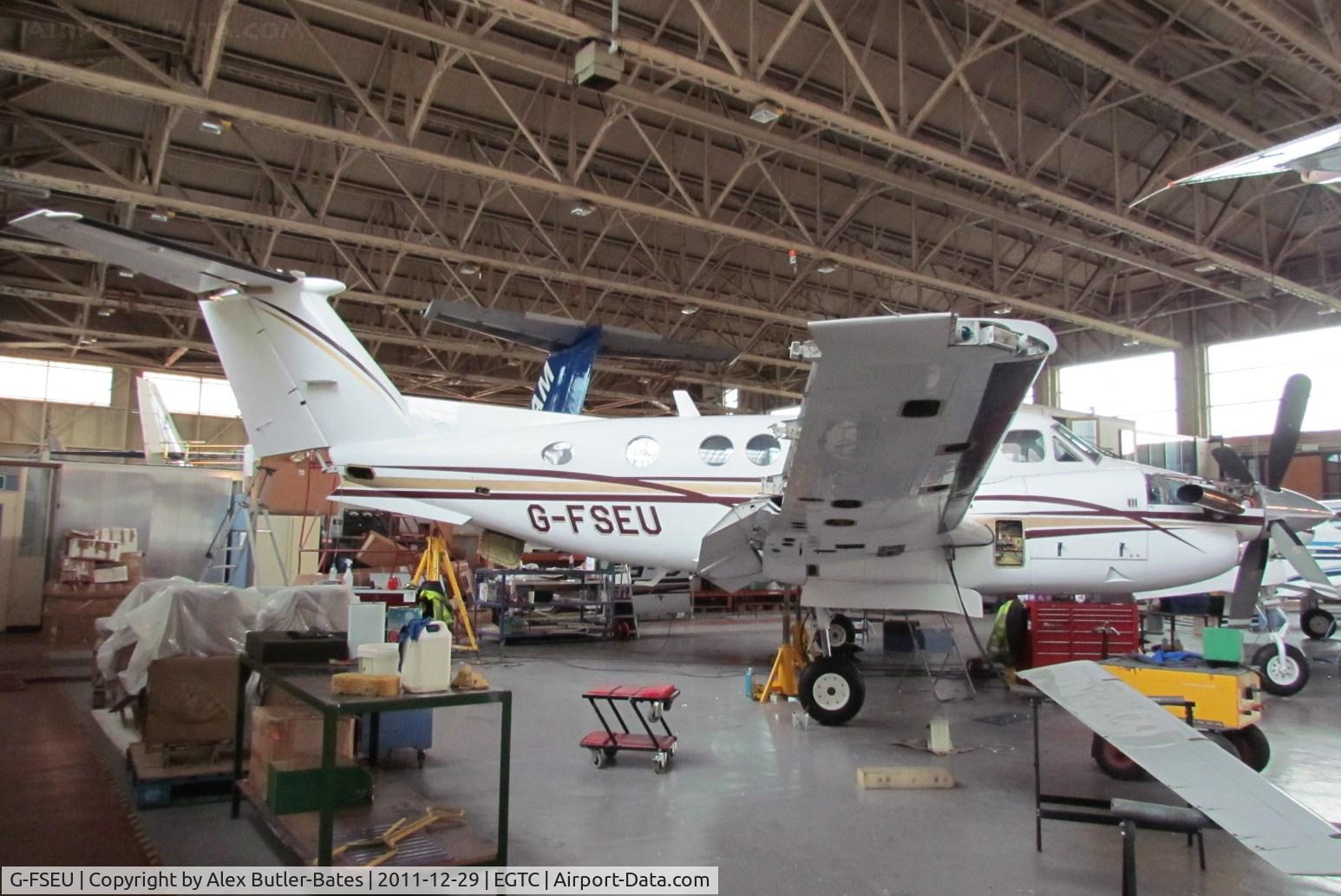 G-FSEU, 1978 Beech B200 Super King Air King Air C/N BB-331, In for maintenance