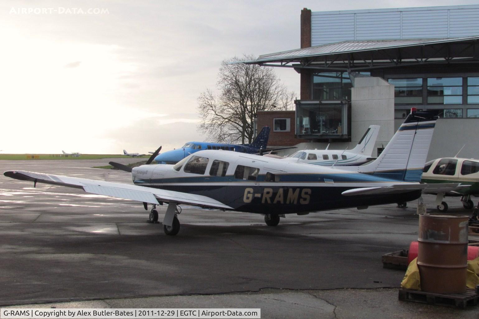 G-RAMS, 1980 Piper PA-32R-301 Saratoga SP C/N 32R-8013134, Parked outside on the IAE ramp