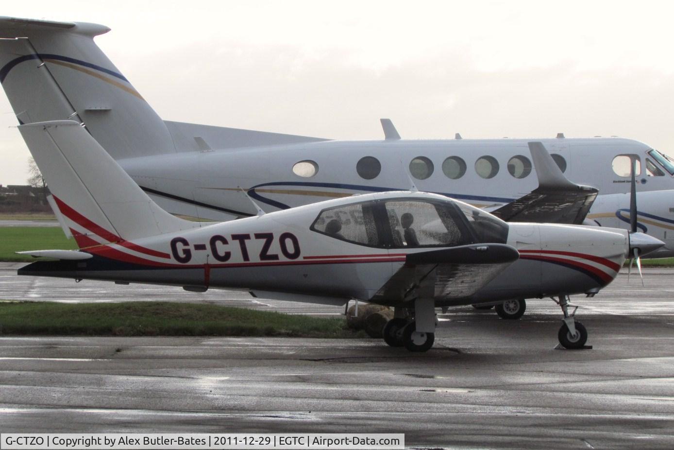 G-CTZO, 2002 Socata TB-20 Trinidad C/N 2166, Outside the IAE hangar
