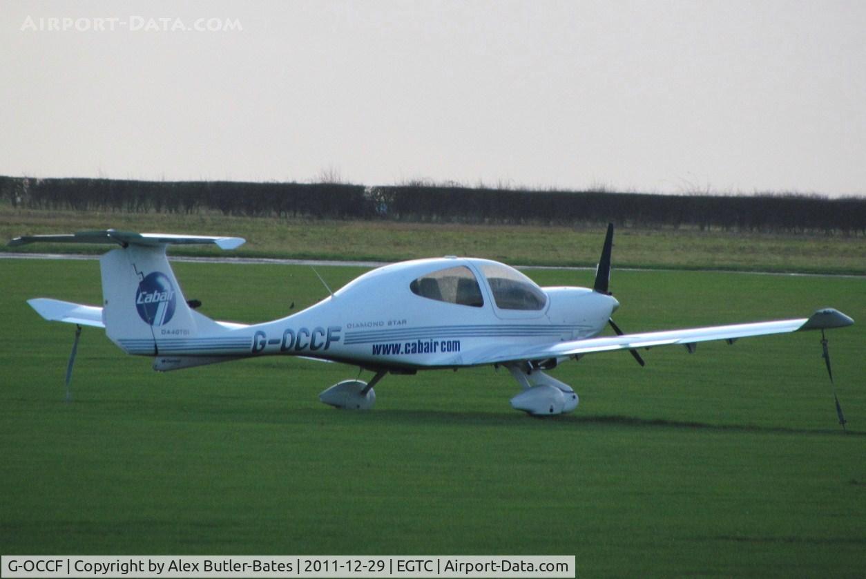 G-OCCF, 2006 Diamond DA-40D Diamond Star C/N D4.229, Parked on the grass