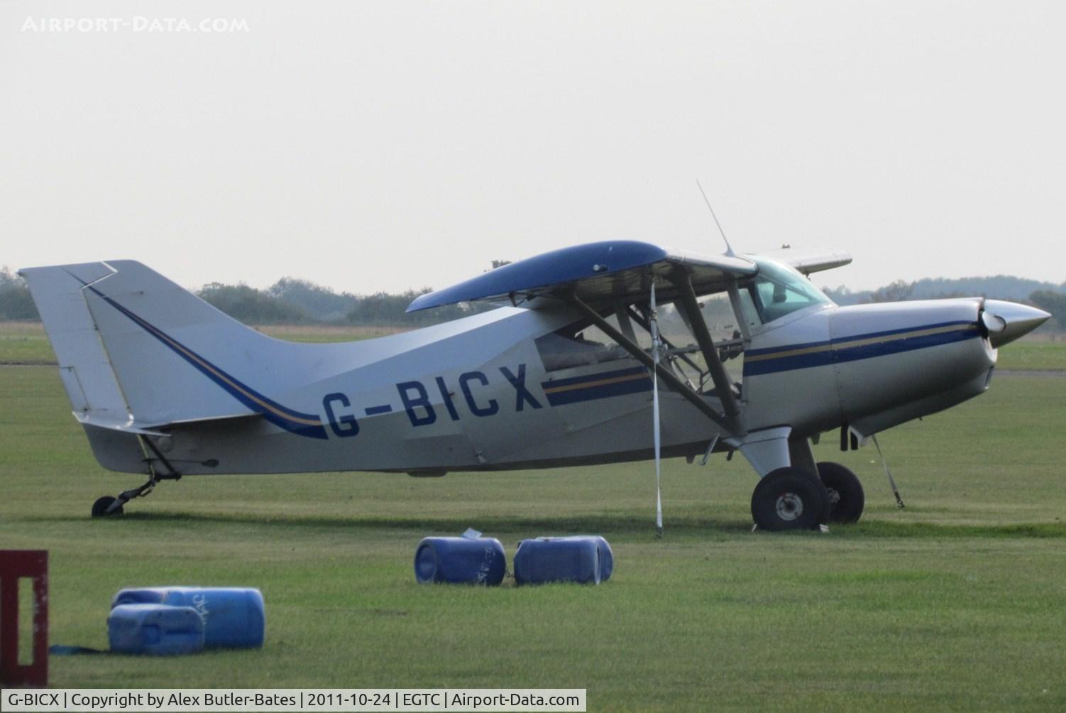 G-BICX, 1979 Maule M-5-235C Lunar Rocket C/N 7287C, Parked on the grass