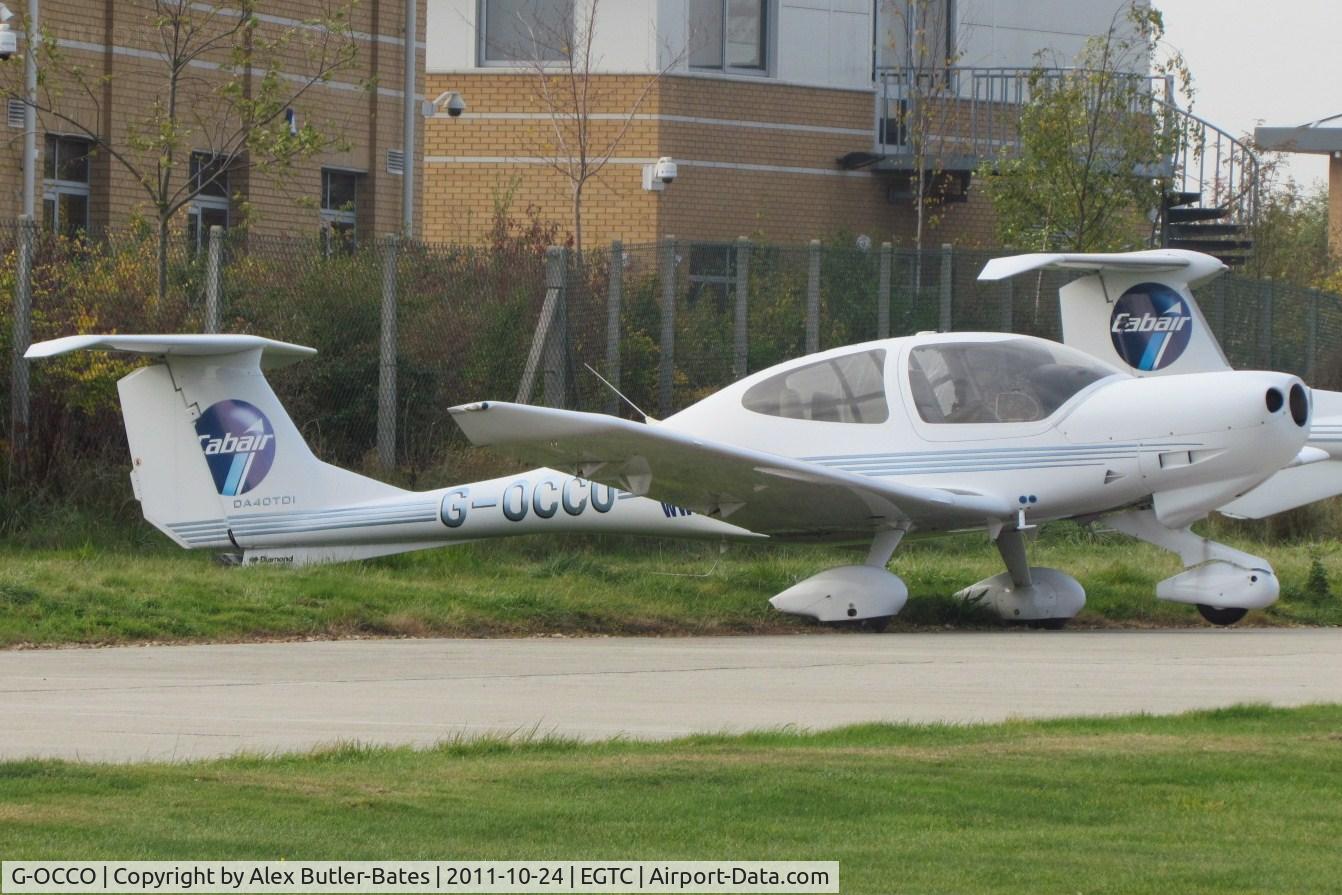 G-OCCO, 2006 Diamond DA-40D Diamond Star C/N D4.242, Wfu, Parked on the grass near the Cabair hangar