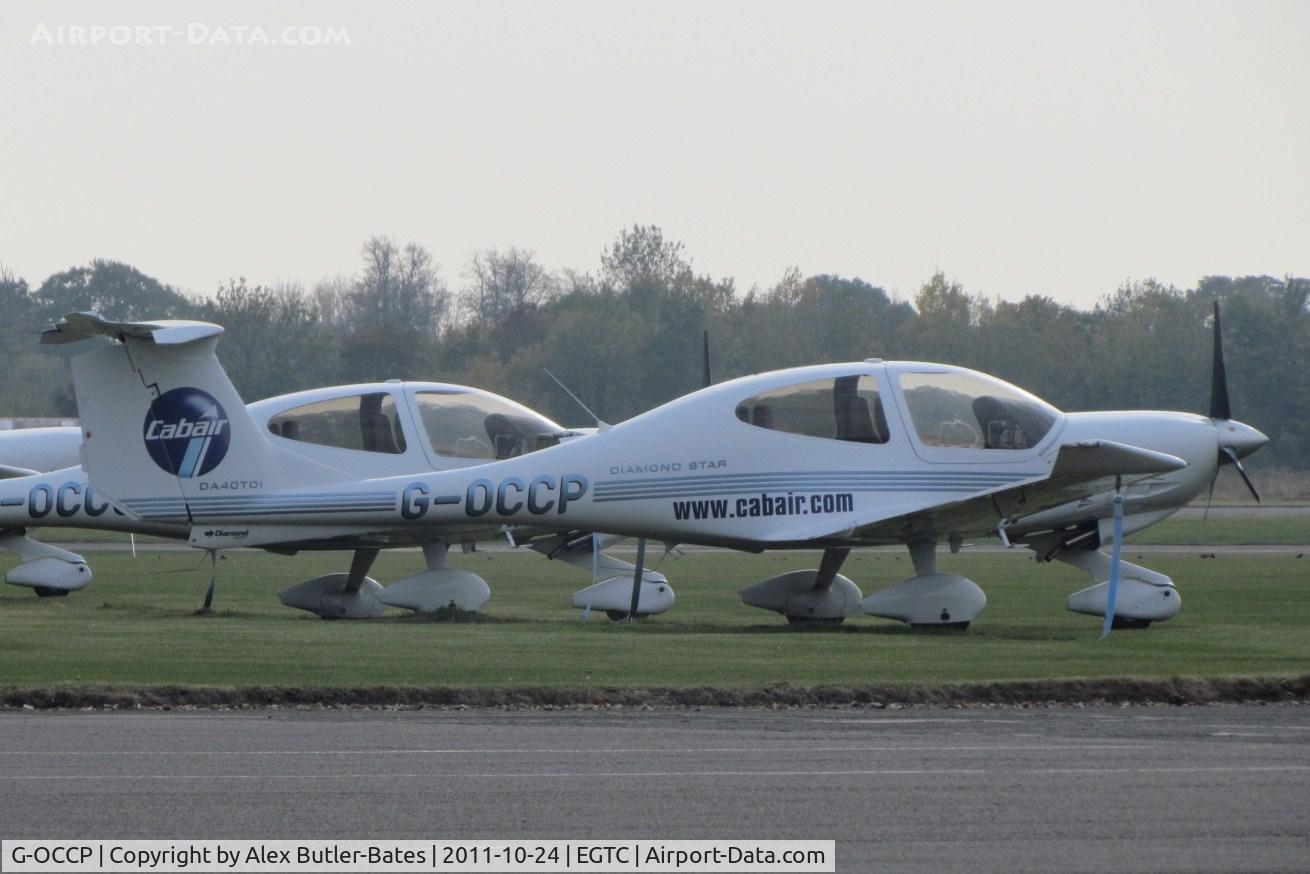 G-OCCP, 2006 Diamond DA-40D Diamond Star C/N D4.245, Parked on the grass